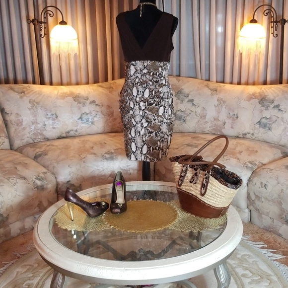 INTERMISSION Snake Print Dress - Picture 3 of 8